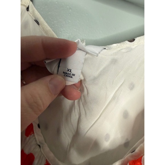 Rixo for Target polka dot sleeveless ruffle maxi slip dress - Picture 5 of 10